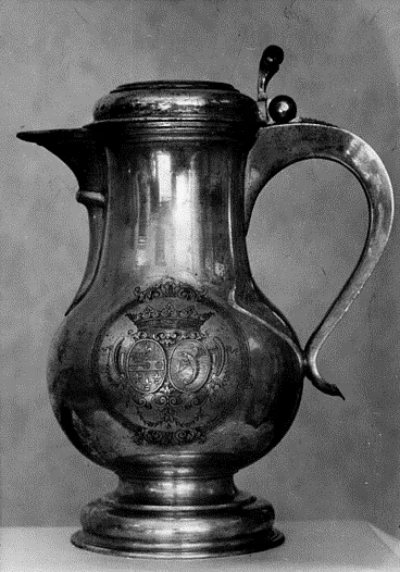 Abendmahlskanne, Silber, 1720 gestiftet