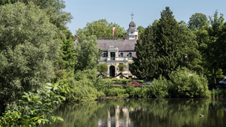 Schloss Britz, 2021 Foto: Alexander Hartmann / Archiv Kulturstiftung Schloss Britz